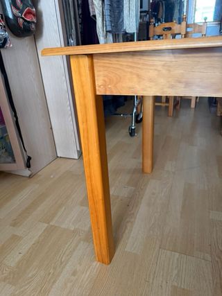 Mesa comedor madera provenzal 6 sillas