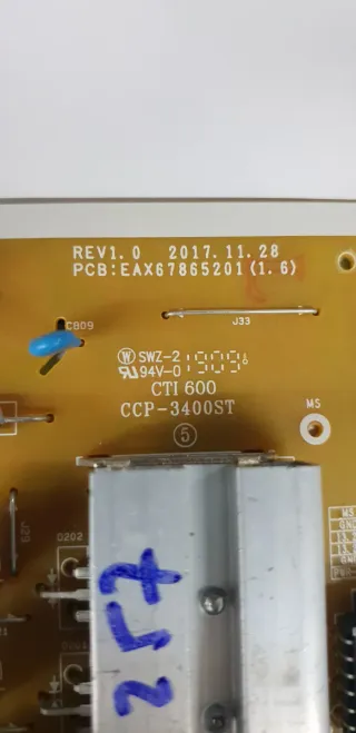 Placa Fuente TV LG 55UK6300PLB