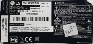 Placa Fuente TV LG 55UK6300PLB