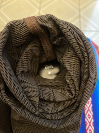 Botas de malla marrones