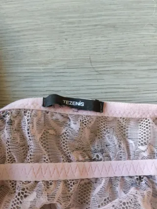 Conjunto lencería encaje floral