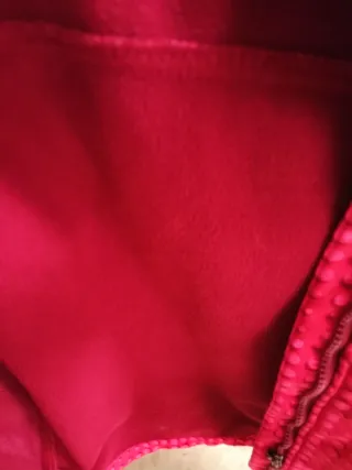 Chaqueta nieve niña rosa lunares