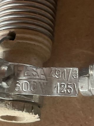 Lote 11 Resistenze per Stufa Antica 125V 600W