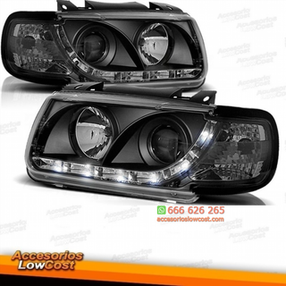 FAROS LUZ DIURNA LED   POLO, 94-99 CRISTAL CLARO/