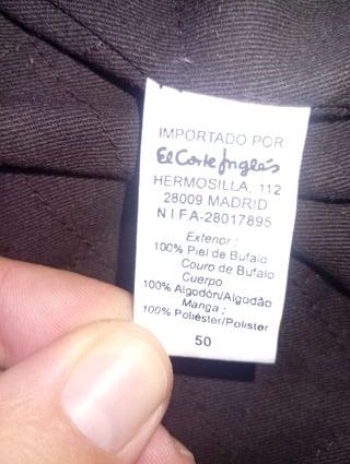 Cazadora de Piel 100% Piel de Búfalo