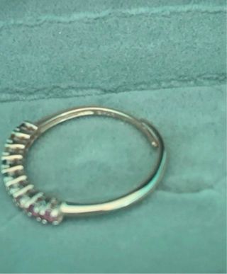 Anillo Plata Zafiros Multicolor