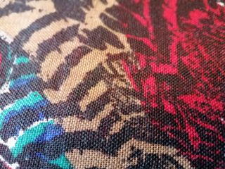 Pañuelo estampado pavo real