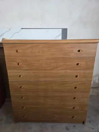 Sinfonier de madera 7 cajones