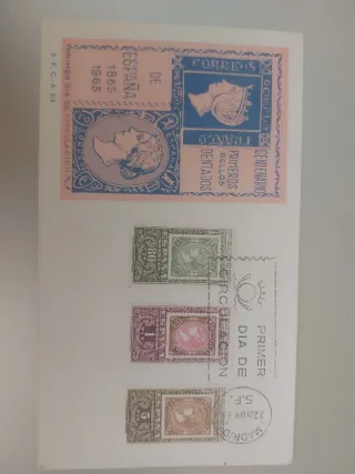 Sobre 1er Día Centenario Sellos Dentados