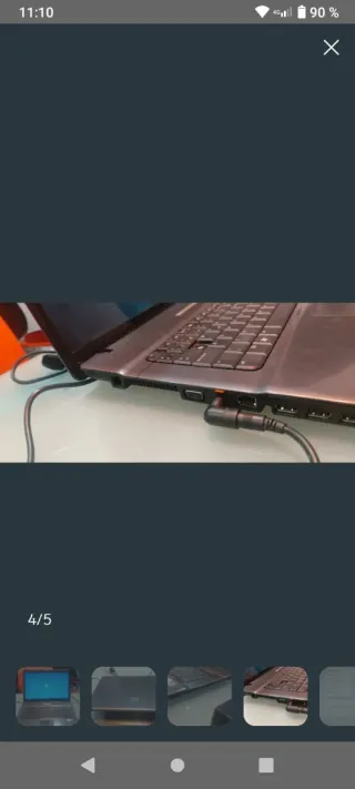 Ordenador portátil HP Negro