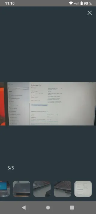 Ordenador portátil HP Negro