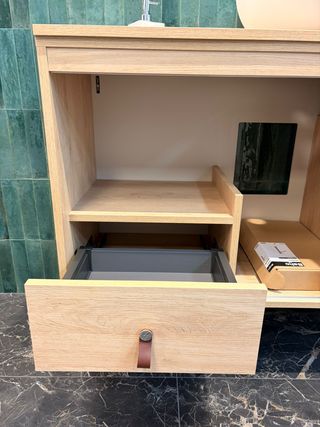 Mueble lavabo baño madera GRIFO INCLUIDO