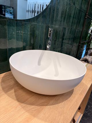 Mueble lavabo baño madera GRIFO INCLUIDO