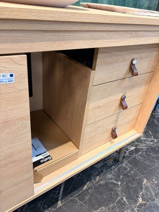 Mueble lavabo baño madera GRIFO INCLUIDO