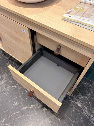 Mueble lavabo baño madera GRIFO INCLUIDO