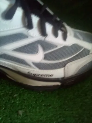 Zapatillas Nike Shox R4 Gris y Blanco