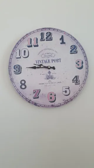 Reloj de Pared Vintage Port