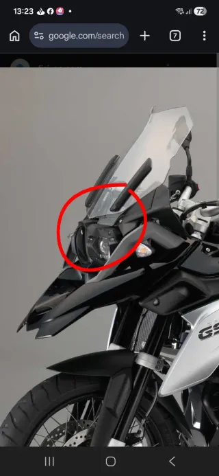 Visera Parabrisas BMW R 1200 GS Original