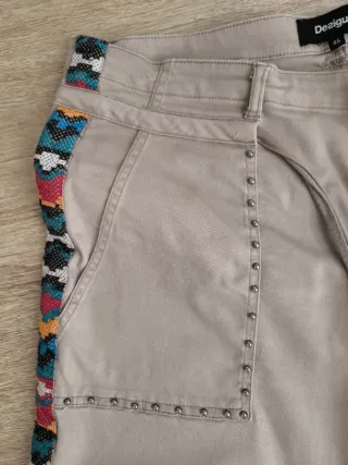 Pantalón Desigual Beige