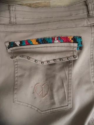 Pantalón Desigual Beige