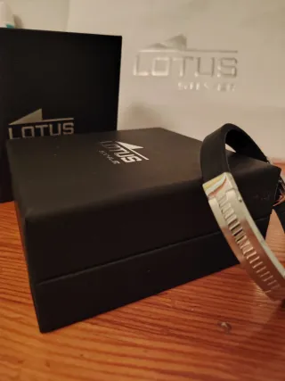 Pulsera Lotus Style Plata y Negro