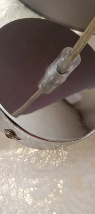 Lámpara colgante Fabrilamp gris