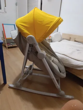 Hamaca para bebé color amarillo