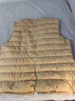 Chaleco de plumas Uniqlo Mujer XL Beige