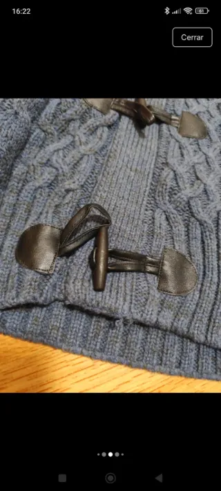 Jersey Azul Talla XL con Cierre de Tacha