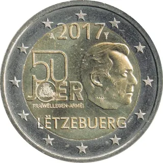 2X2 Luxemburgo 2017 Conmemorativa