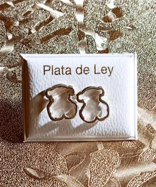 Pendientes Plata de Ley 925 Oso Tous