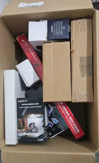 Lote Electrónica: Teclado, Ratón, Plancha, Freidor