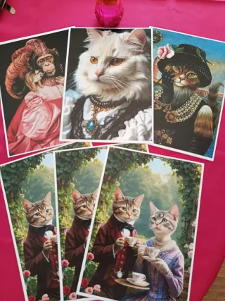 Láminas Gatos 21x30 cm