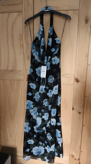 Zara Vestido largo floral sin estrenar Talla S