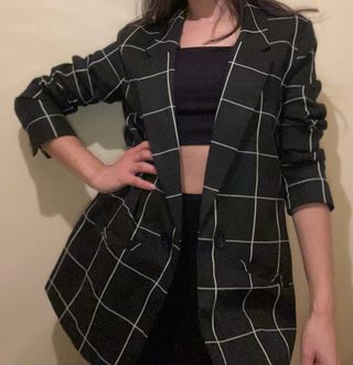 Blazer cuadros Primark