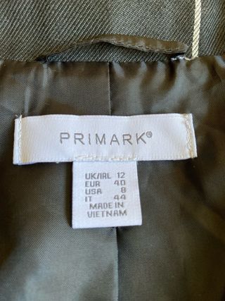 Blazer cuadros Primark