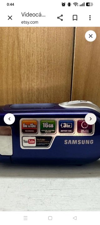 Cámara Samsung 42x Zoom Gris
