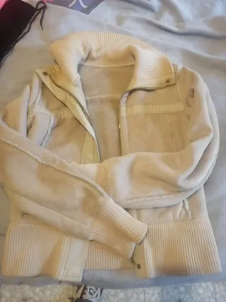Cazadora ante beige talla M