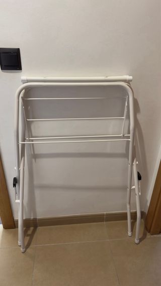 Bañera bebé plegable rosa con termometro.