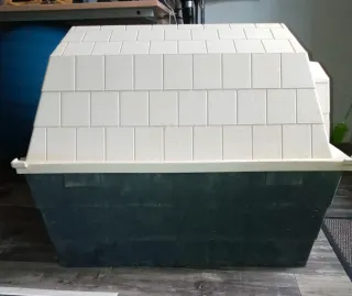 Caseta Grande Perro Resina