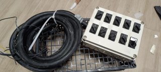 Caja 10 interruptores halógenos