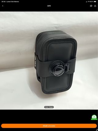 Portaherramientas para bicicleta Negro