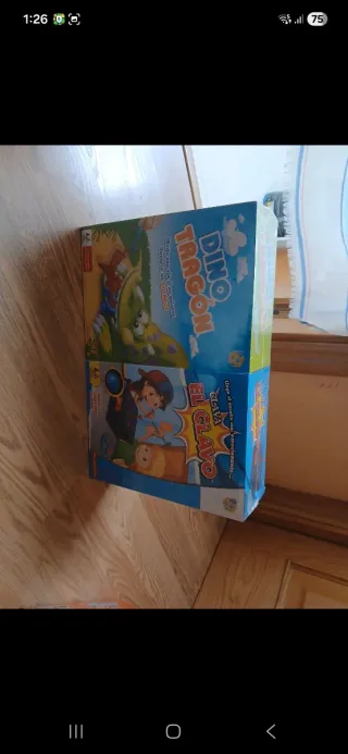 Juego infantil 2 en 1 Dino Tragón y El Clavo