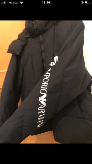 Abrigo Emporio Armani Negro