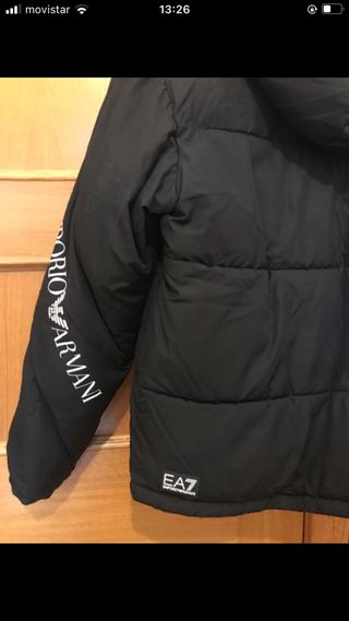 Abrigo Emporio Armani Negro
