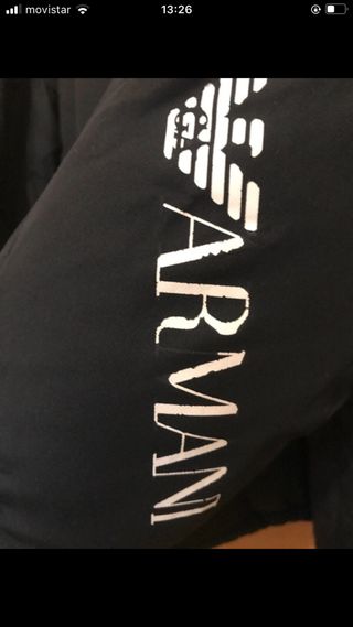 Abrigo Emporio Armani Negro