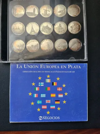 Colección Monedas Plata La Unión Europea