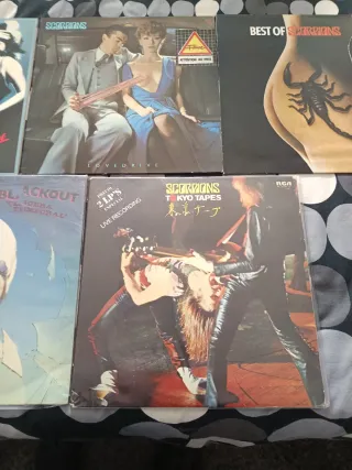 5 Vinilos Scorpions - Ediciones Antiguas