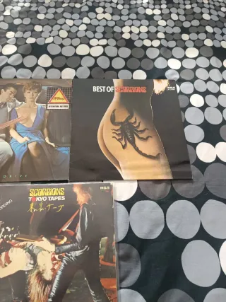 5 Vinilos Scorpions - Ediciones Antiguas