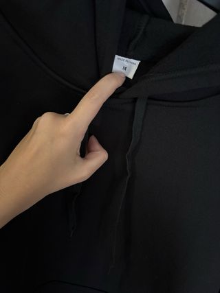 Sudadera negra Gymshark - talla M